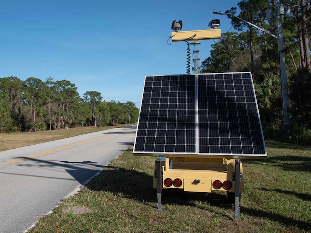 ALPR Deployment trailer for border security