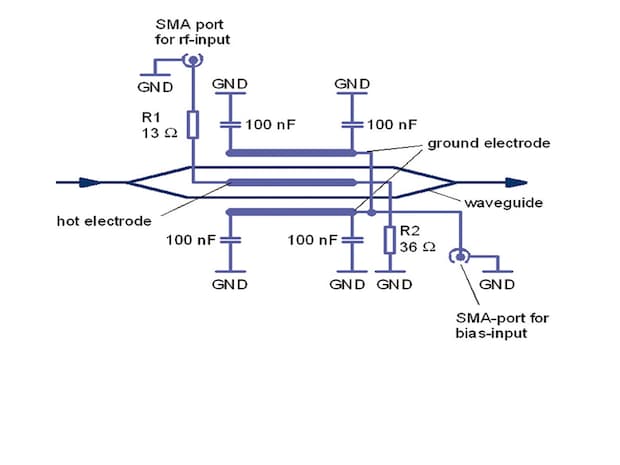 Wiring scheme with separated bias