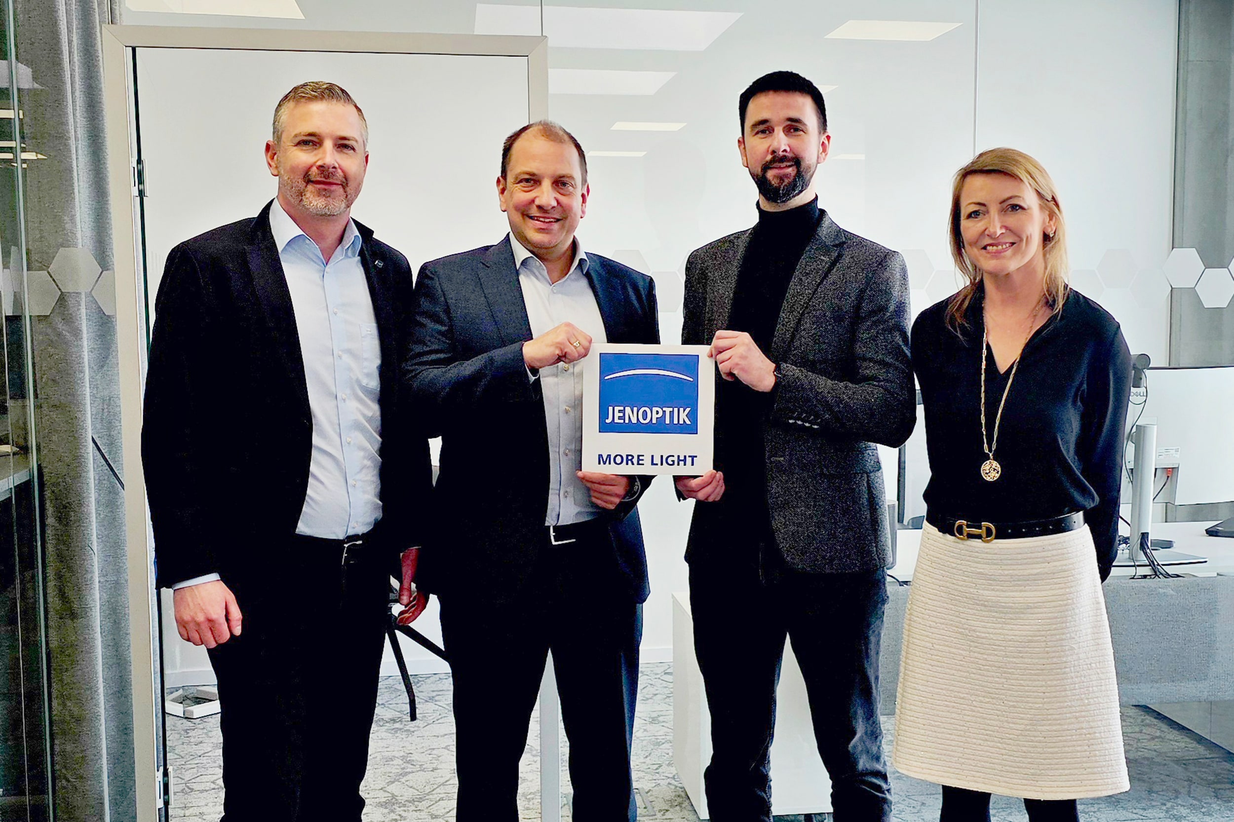 SMS management with Jenoptik logo on the occasion of the acquisition of FIMA ITS