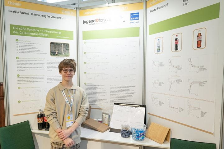 winning team of "Jugend forscht" young researchers competition Thuringia 2023