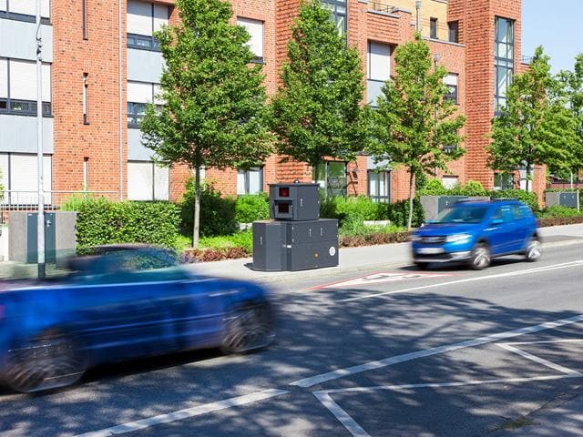Semistation next to street