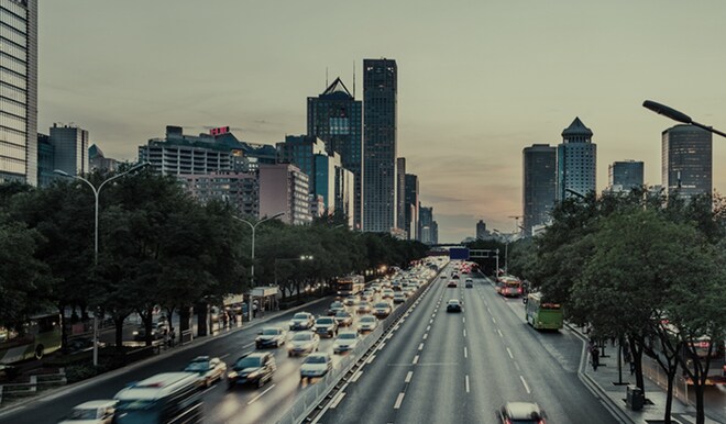 City traffic