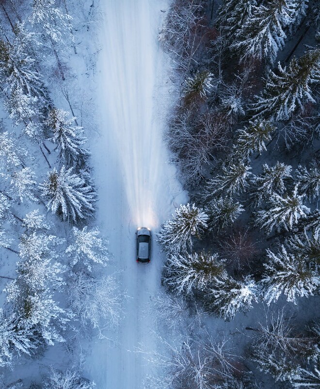 Winter street car