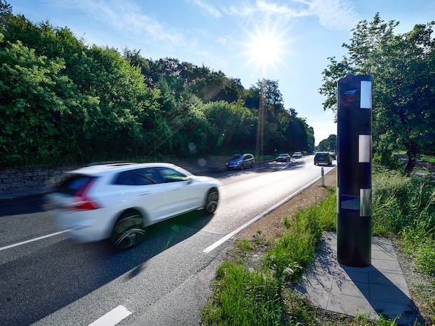 TraffiStar S350 speed system within a TraffiTower