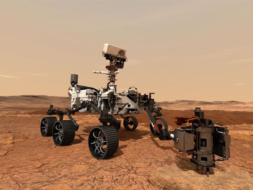 Perseverance Mars Rover of NASA's Mars 2020 mission